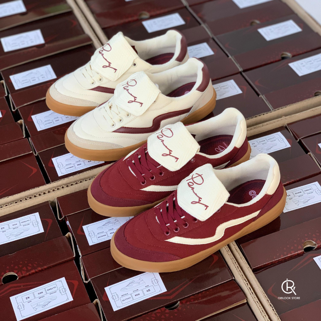 Sepatu Patrobas X Persija Ultras White & Red Original Made In Indonesia