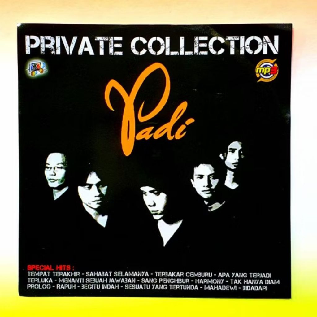 KASET MP3 MUSIK AUDIO 150 LAGU BAND PADI LENGKAP FULL ALBUM