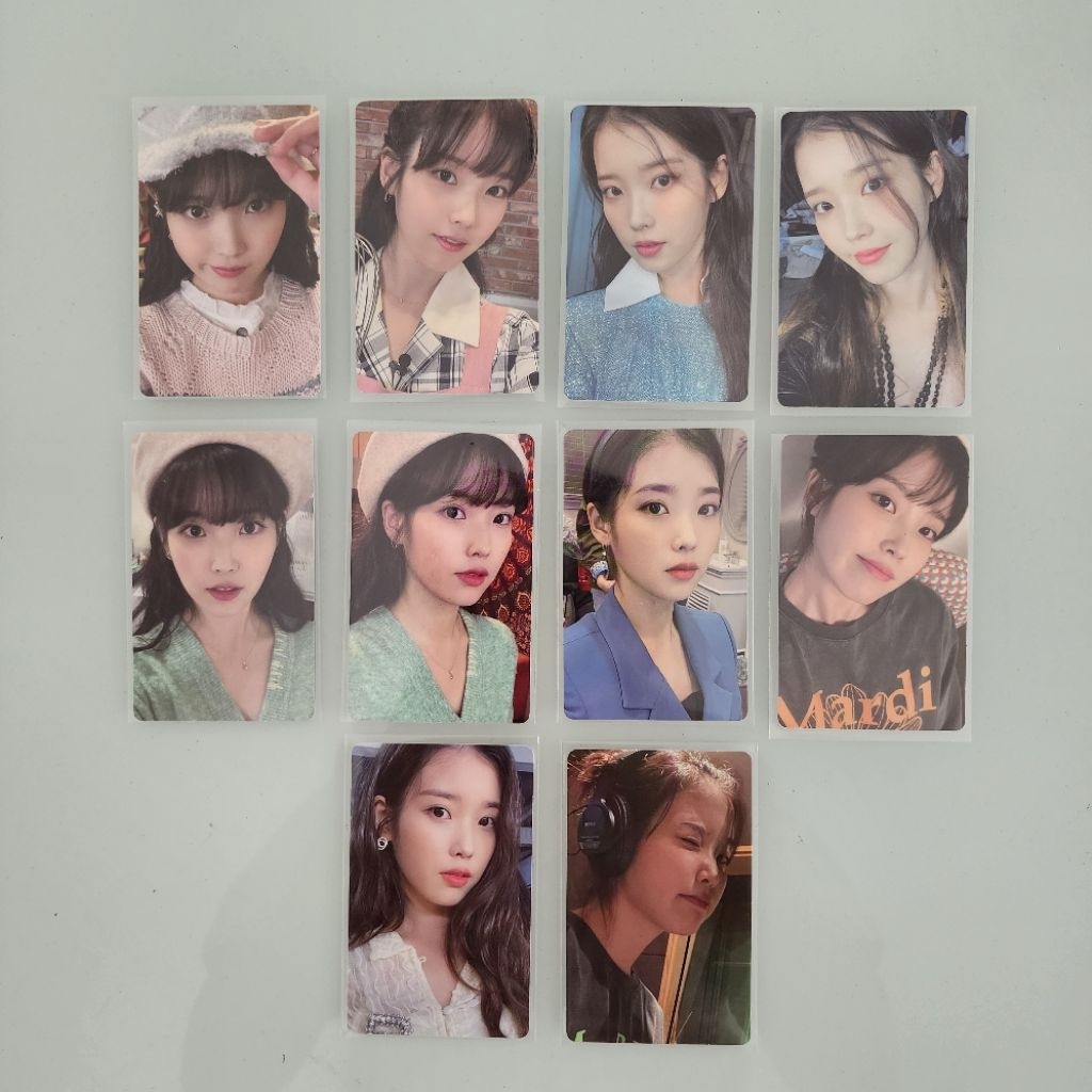 IU STRAWBERRY MOON PC Photocard merchandise md tincase lilac