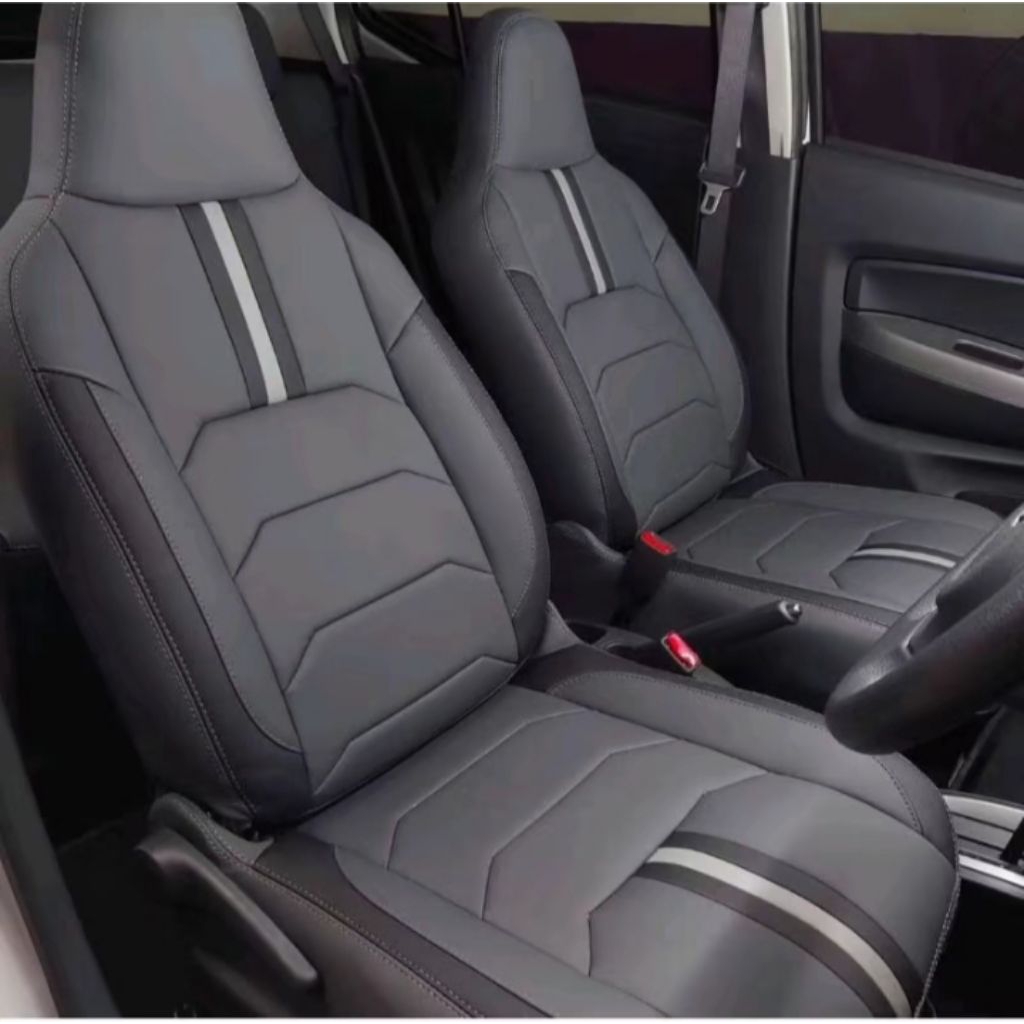 Cover Sarung Jok Mobil Calya Sigra Full Set 3 Baris