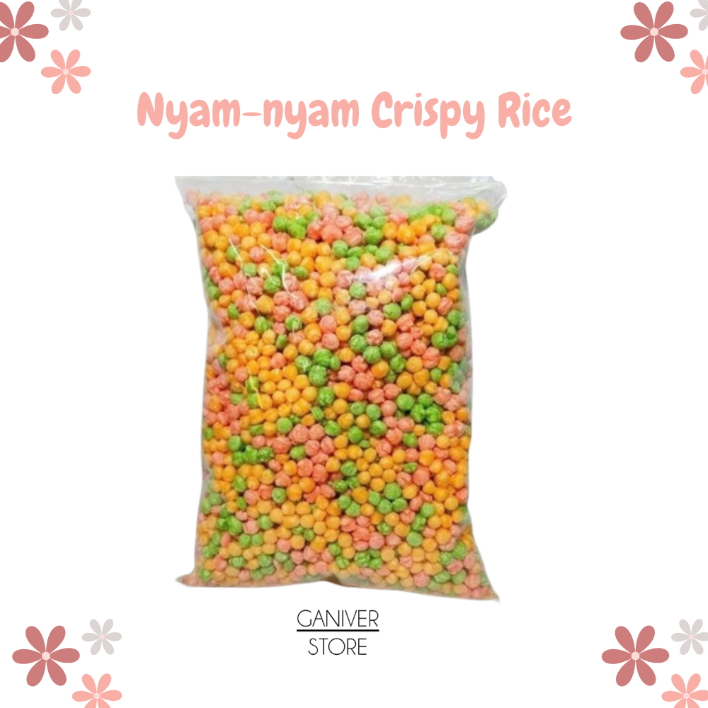 

NYAM NYAM RICE Crispy Ball Warna Warni 1kg Renyah dan Gurih