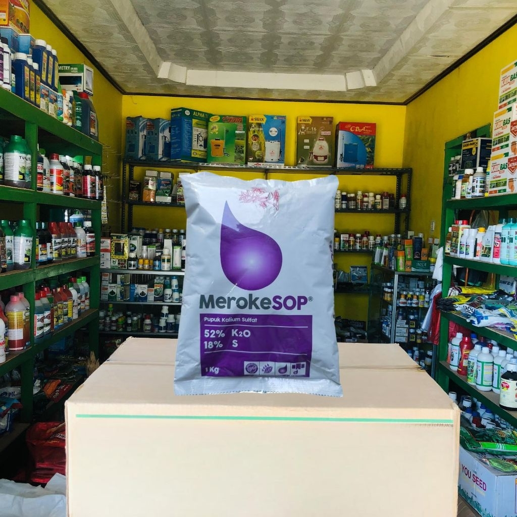 Pupuk Meroke SOP - Repacking Pupuk Meroke SOP Kalium Tinggi Untuk Hortikultura 1Kg