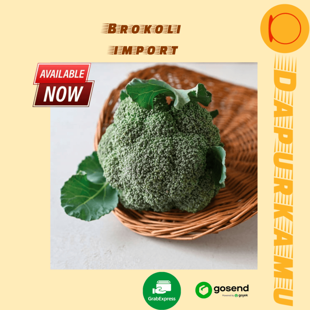 

Dapur_Kamu Express BROKOLI HIJAU IMPORT SEGAR BESAR 3.5kg/7kg