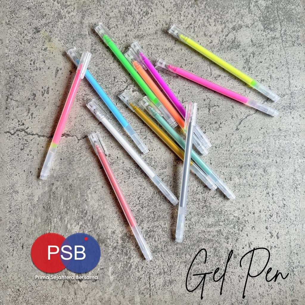 

Gel Pen Warna Warni / Pulpen Gel 0.5 mm / Alat Tulis Sekolah