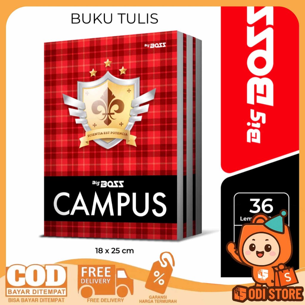 

SIDU - BigBoss Campus Buku Tulis 36 Lembar