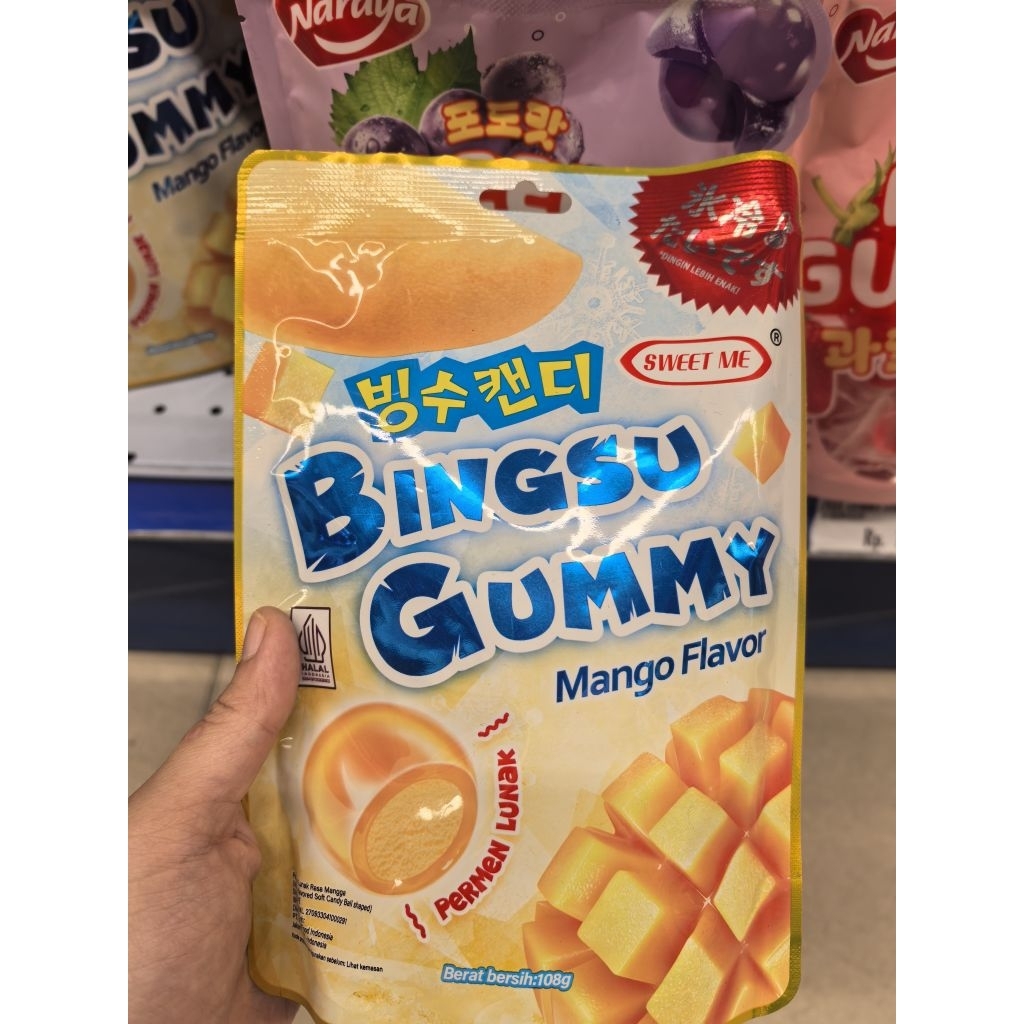 

BINGSU GUMMY MANGO. PERMEN LUNAK BINGSU GUMMY MANGO. PERMEN IMPORT. PERMEN MANGA