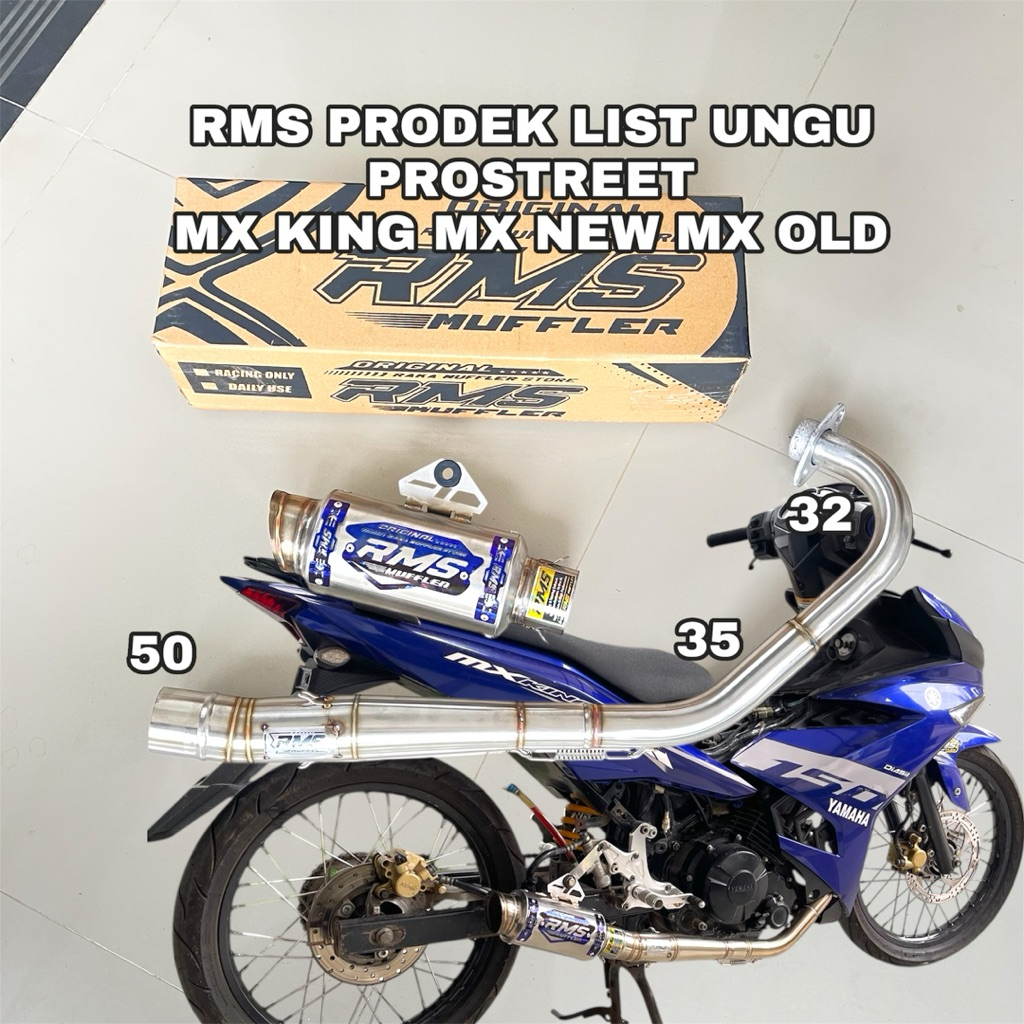 KNALPOT RMS PRODEK LIST UNGU PROSTREET MX KING MX NEW NJMX MX OLD
