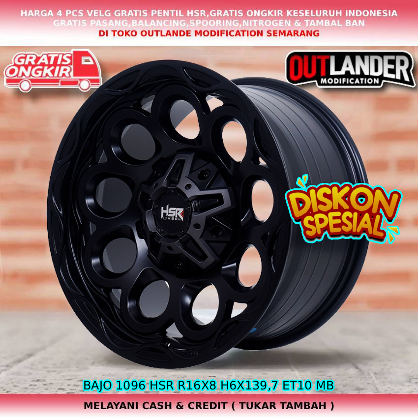 velg mobil Fortuner Hardtop Hilux Double Land Cruiser Prado dll velg R16 velg hsr bajo R16