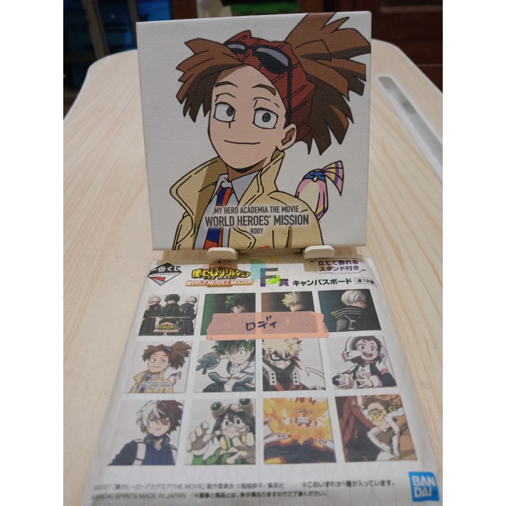 My Hero Academia Merch Rody Soul Mini Canvas Board