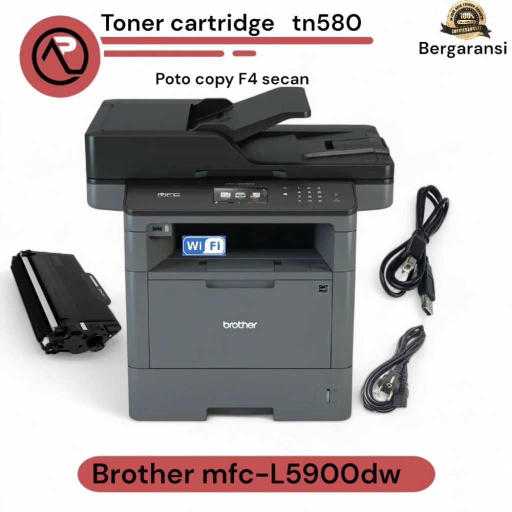 printer brother mfc L5900dw multifungsi bekas bergaransi