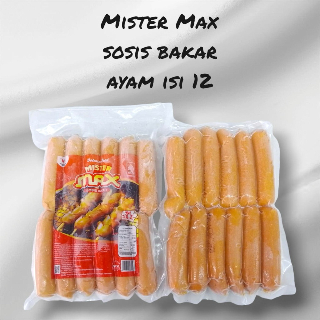 

Mister max sosis bakar isi 12