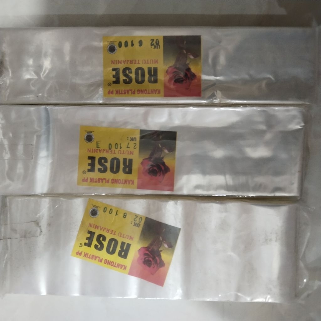 PLASTIK ROLL KETEBALAN 0,2 UK. 6,7 DAN 10