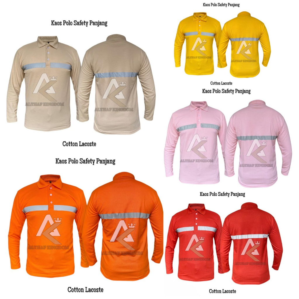 ALTHAF - KAOS SAFETY PROYEK SCOTLIGHT LENGAN PANJANG NEW - KAOS POLO SAFETY