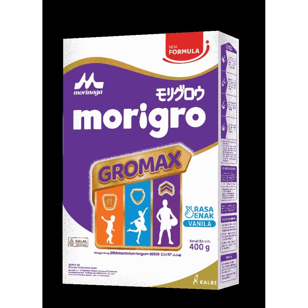 

morigro gromax usia 1-12 tahun rasa vanilla 400gram exp Oktober-desember 2026