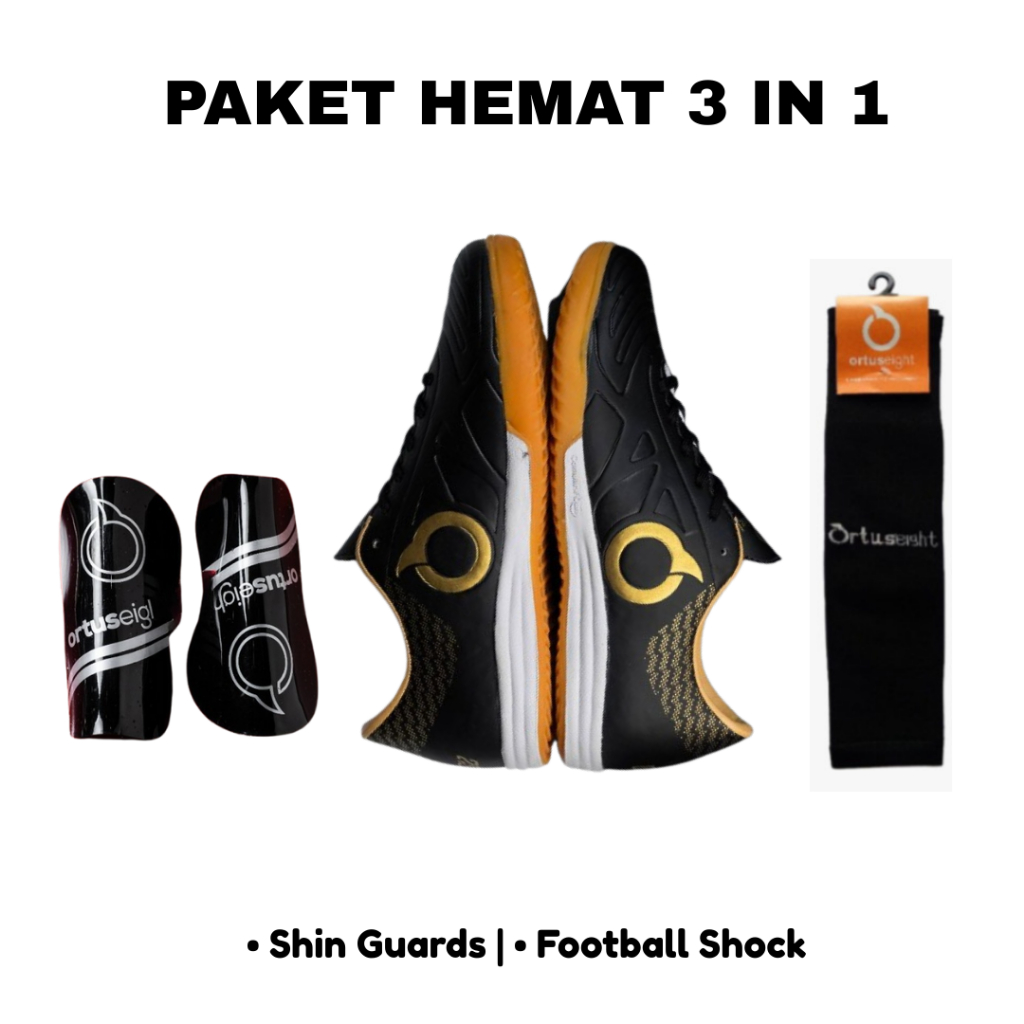 SEPATU FUTSAL ORTUSEIGHT CATALYST LEGION UNITY IN GRADE ORI PAKET LENGKAP KAOS KAKI DECKER DAN DEKER