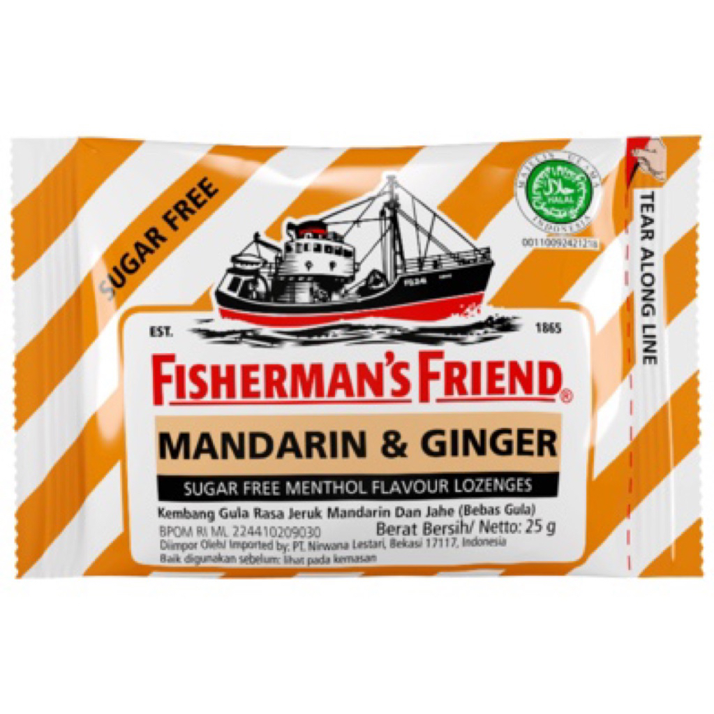 

Fisherman's Friend Mandarin and Ginger Sugar Free 25g