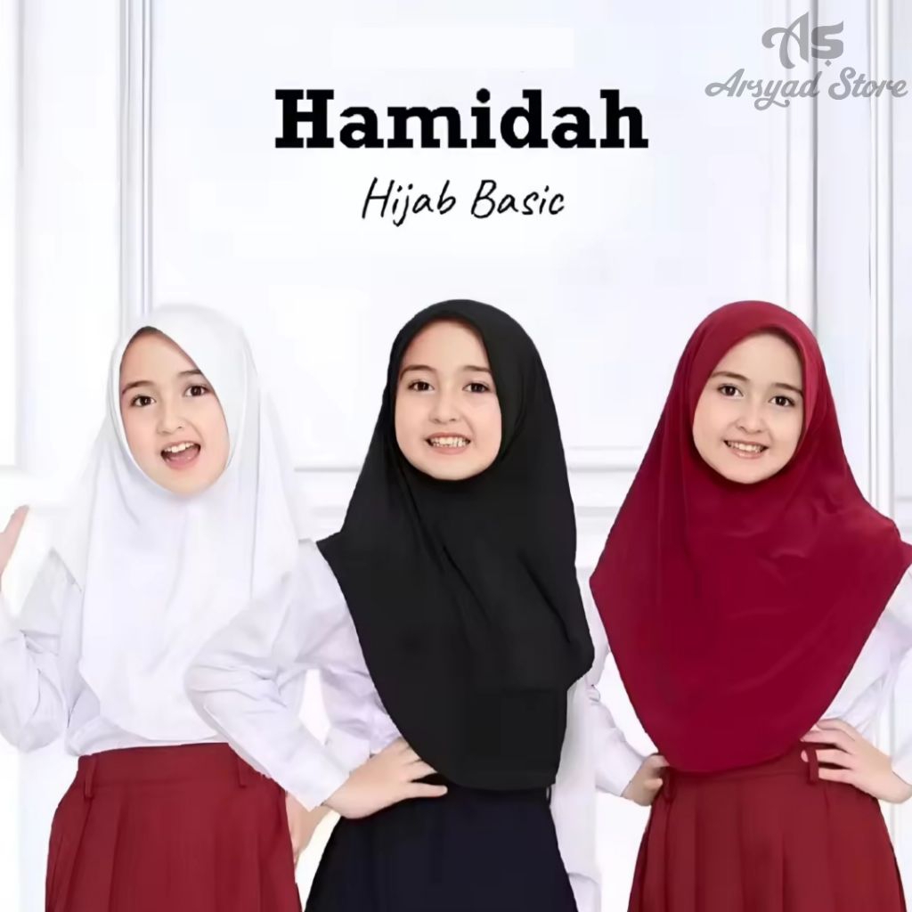 Hijab Pet Anak SD 5-9 Tahun / Kerudung Anak Sd / Bergo Anak / Hijab Jersey / Kerudung Anak / Bergo P