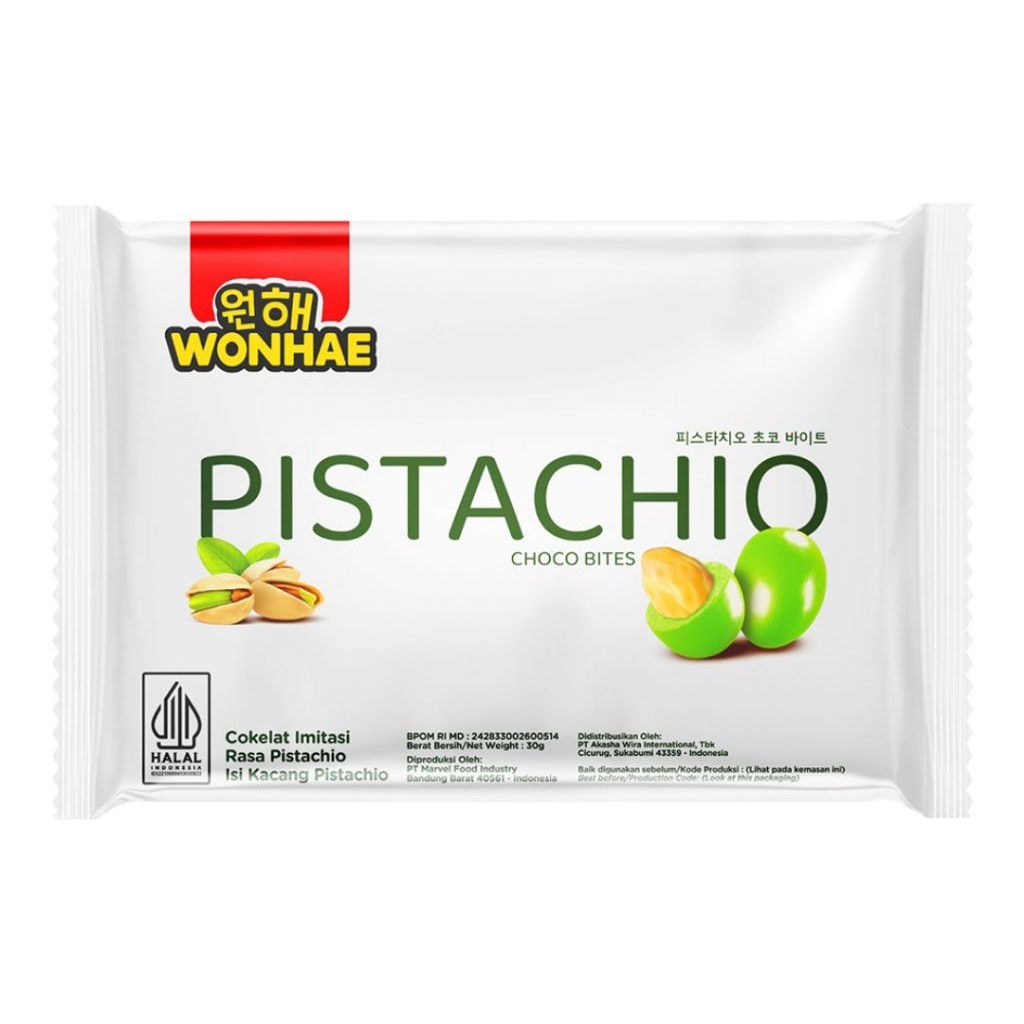 

Wonhae Pistachio Choco Bites 30gr