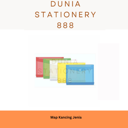 

Map Kancing Jenia / Folder / Organizer Plastik Theresia Ukuran F4 / Folio