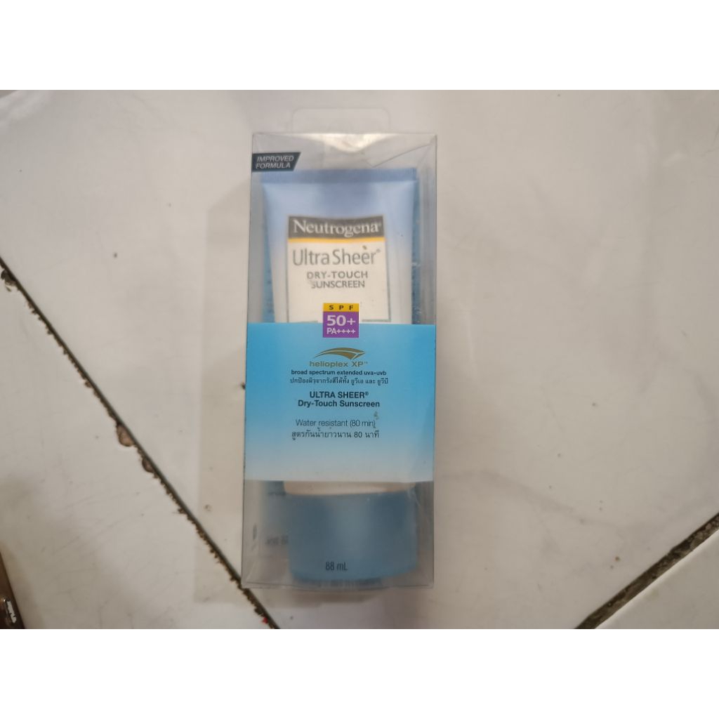 Neutrogena Ultra Sheer Dry-Touch Sunscreen SPF 50+ PA++ 88 ml REJECT KEMASAN