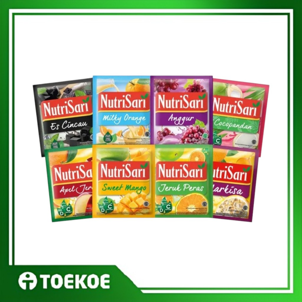 

TOEKOE Nutrisari All Varian 1 Renceng [Isi 10 Sachet]