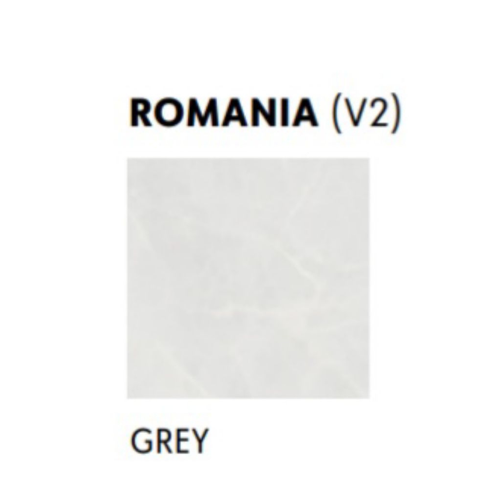 GRANIT MERK INFINITY TIPE ROMANIA GREY UKURAN 60X60 PERMUKAAN TEKSTURE GLOSSY UNTUK LANTAI ATAU DIND