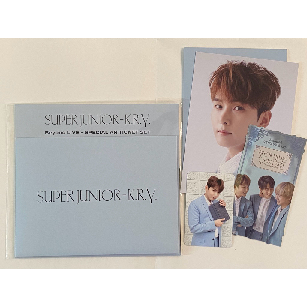 Super Junior KRY Beyond Live Special AR Ticket Ryeowook ver