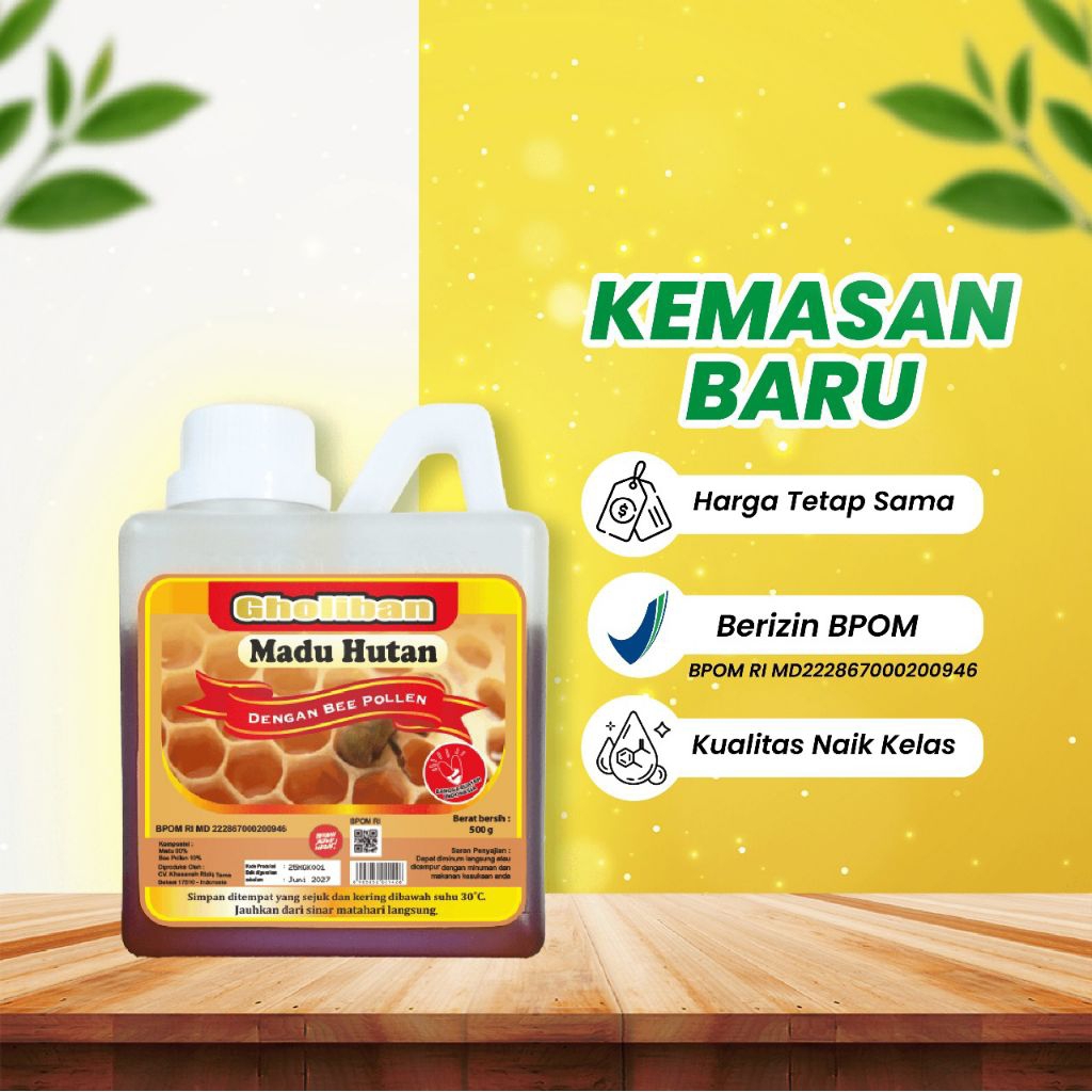 

madu hutan gholiban 500 gr madu KLM madu gholiban