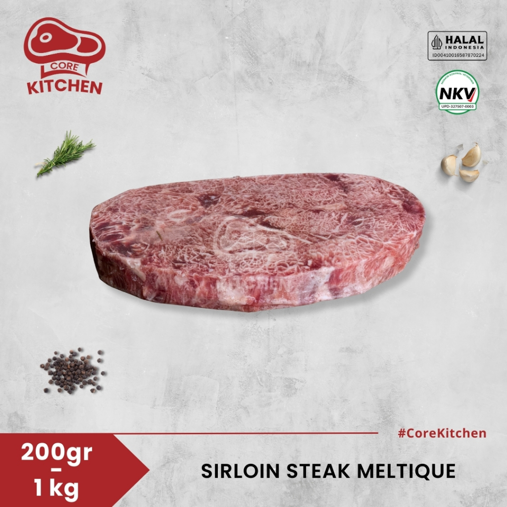 Core Kitchen Sirloin Steak Meltique | Beef Steak Sirloin / Striploin Meltique