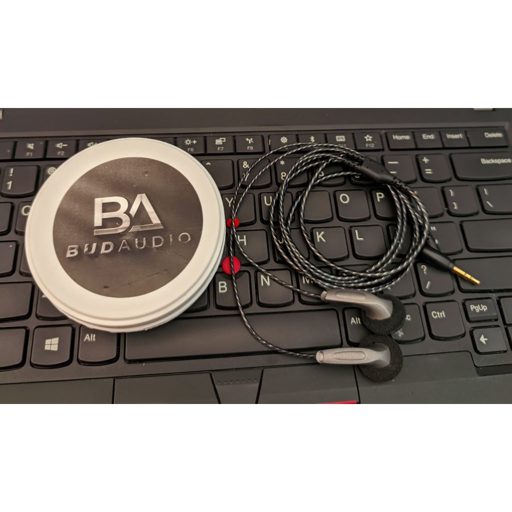 earbud budaudio black panda second