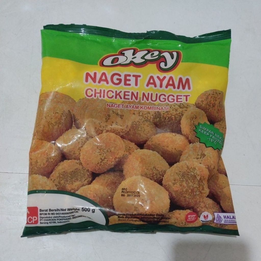 

Okey Naget Bentuk Koin Dan Stik 500gr