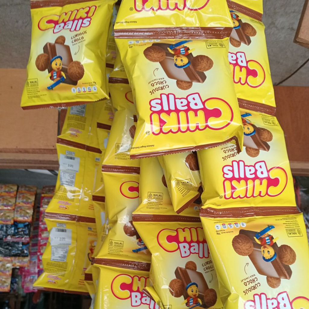 

Chiki balls renceng curious choco,coklat.16gr