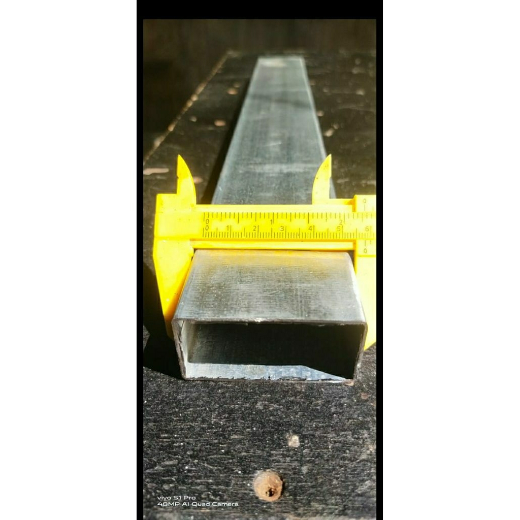 Besi holo galvanis ukuran 3 x 6 tebal 0.9 mm