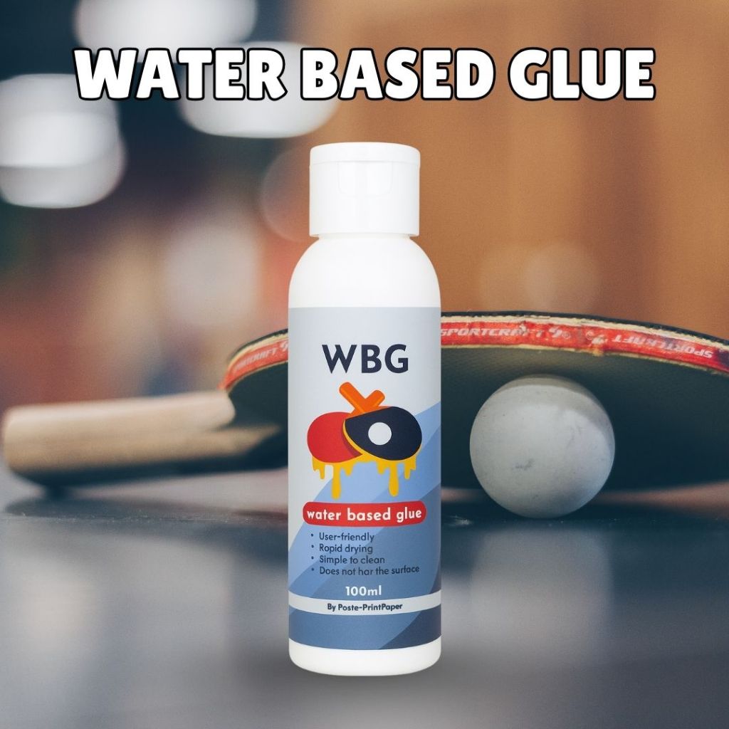 Lem Bet Tenis Meja WBG 100ml – Lem Raket Pingpong Original Kuat & Cepat Kering