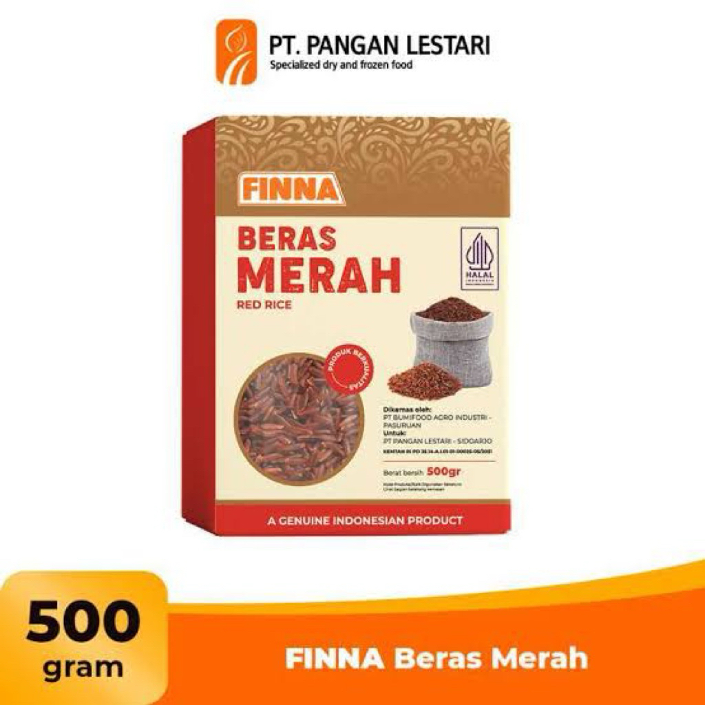 

FINNA Beras merah 500 gram