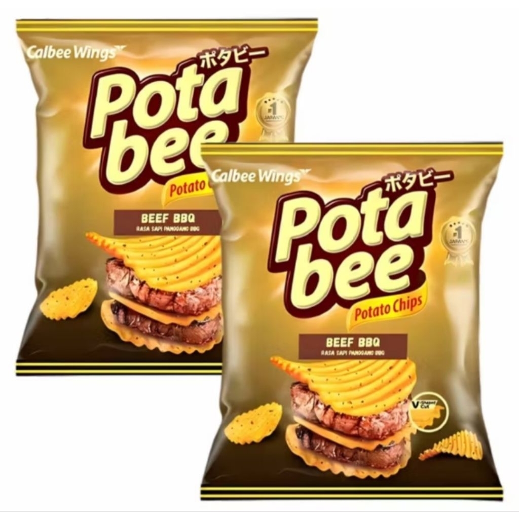 Potabee pitato chips rasa beef bbq 35 gram dus