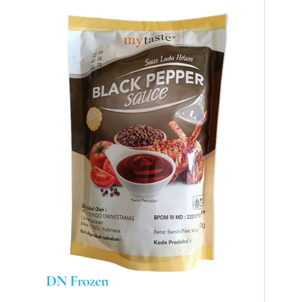 

My Taste black pepper sauce | Saus Lada Hitam | 500 Gram