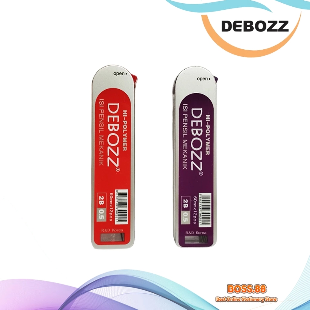 

ISI PENSIL MEKANIK 2B DEBOZZ 300 0.5MM (1 PCS)