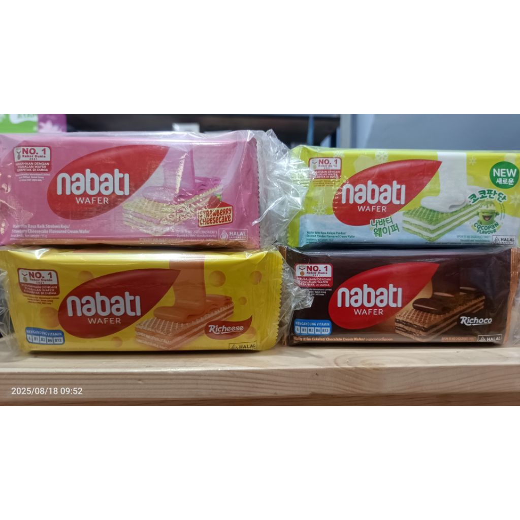 

(ABDILA) Nabati Wafer 16 gr isi 10
