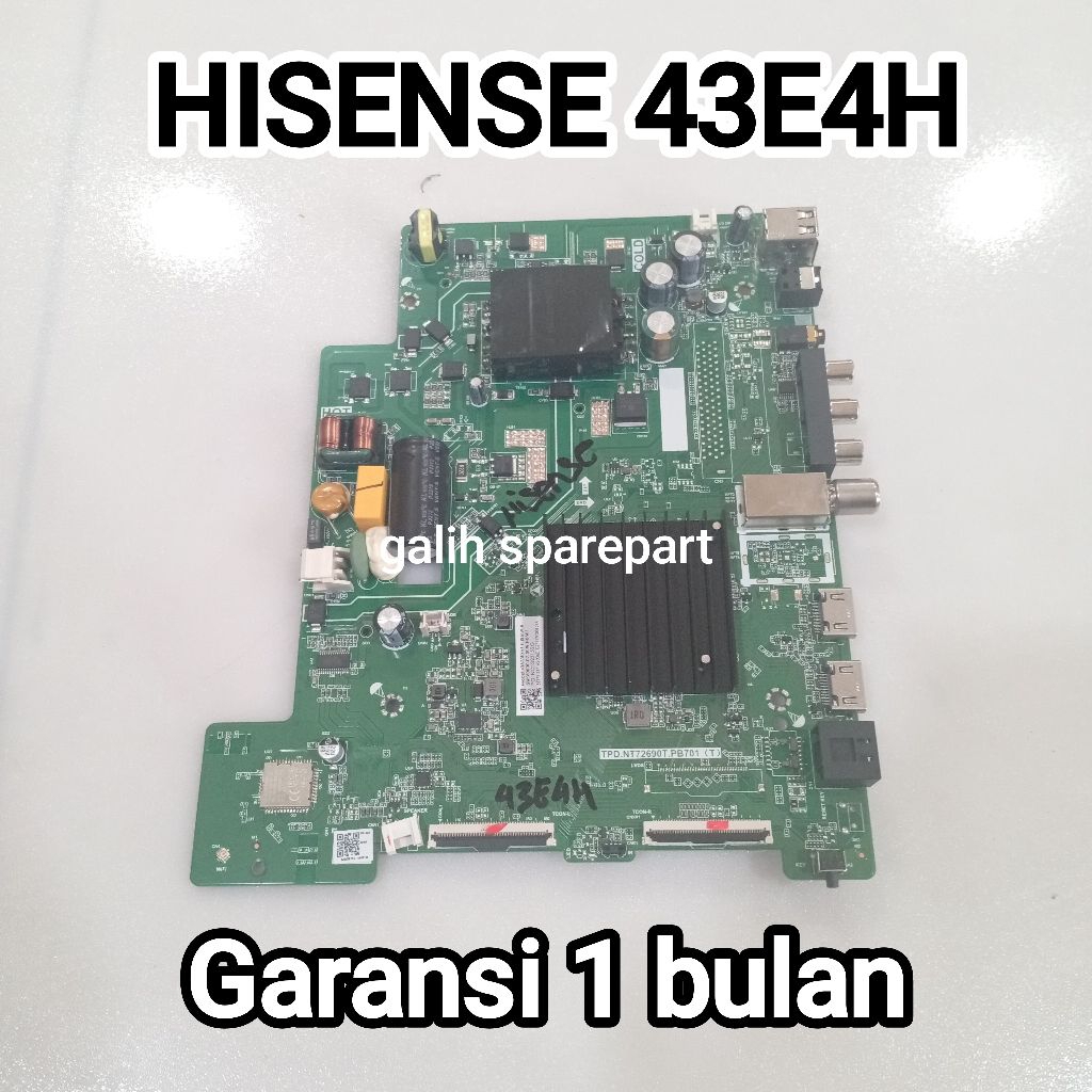 MAINBOARD TV HISENSE 43E4H MB - MODUL - MOBO - MOTHERBOARD TV HISENSE