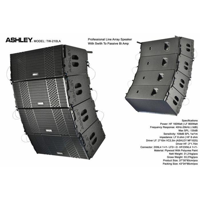SPEAKER LINE ARRAY ASHLEY TW-210LA