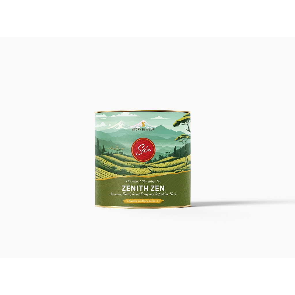 

Sila - Zenith Zen - Pure Specialty - The Finest Series - Canister Mini - Teh Premium - Green Tea