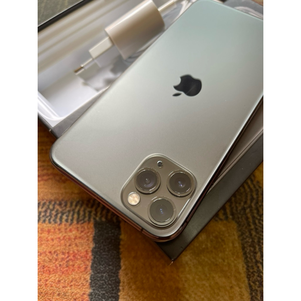 iPhone 11 ProMax 256GB, Cukai ( GRAY ) || SecondOriginalMantap || Sudah Komplit BOX,Adaptor,Kabel