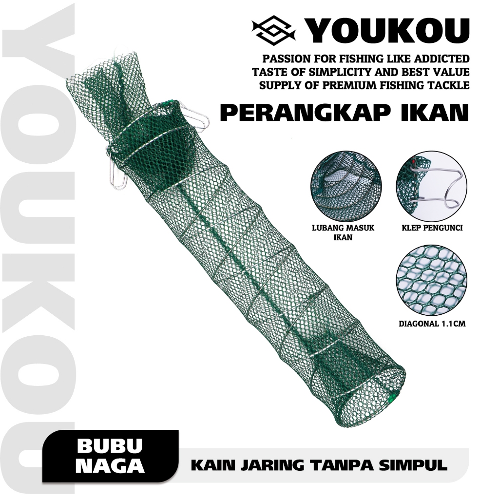 YOUKOU TERBARU JARING BUBU NAGA JARING PENANGKAP IKAN PERANGKAP IKAN