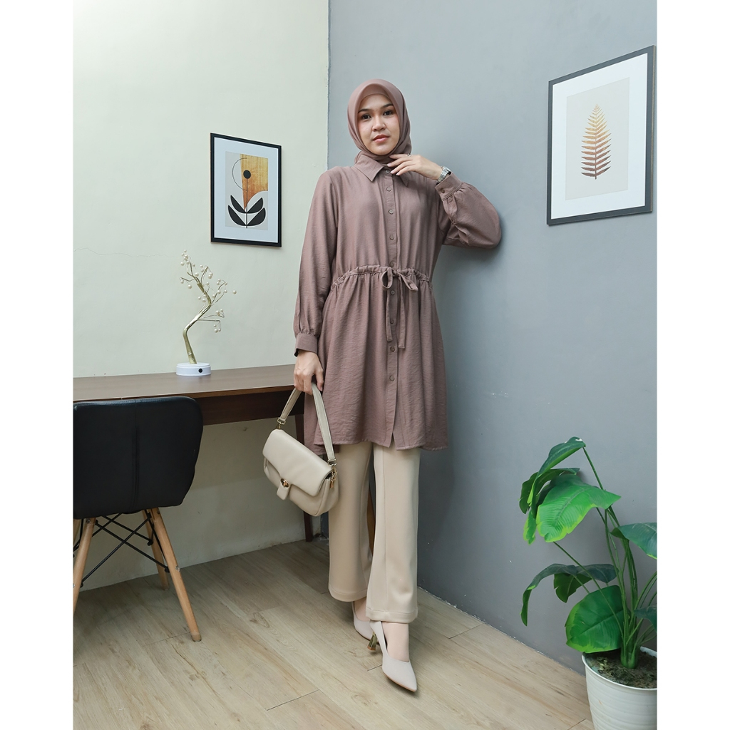 RAHAYU Tunik - Pakaiana Wanita Terbaru by Hijab Mamah icis