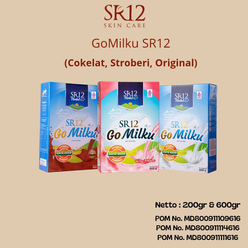 

Susu Kambing Etawa / GoMilku SR12 / Mencegah Osteoporosis / Susu Balita / Susu Lansia / Aman Penderita Diabetes