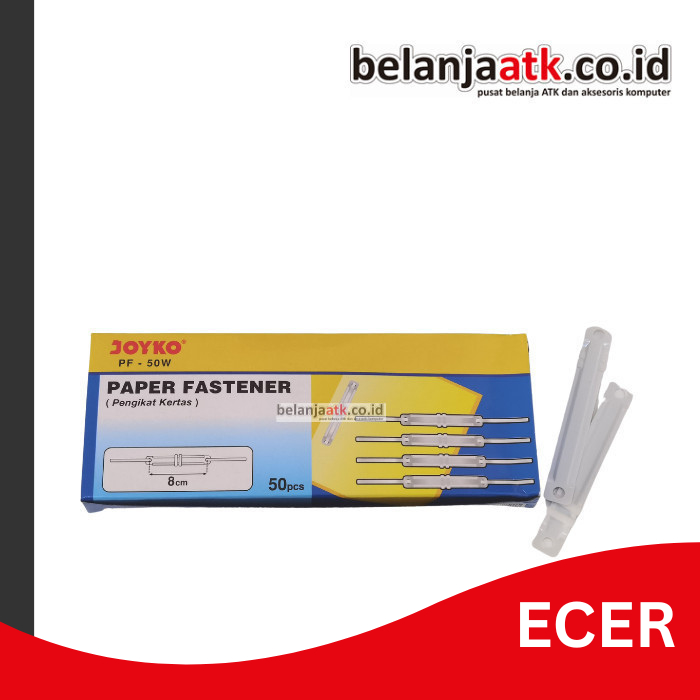 

[ECER] Paper Fastener Joyko PF-50W (Pengikat Kertas)