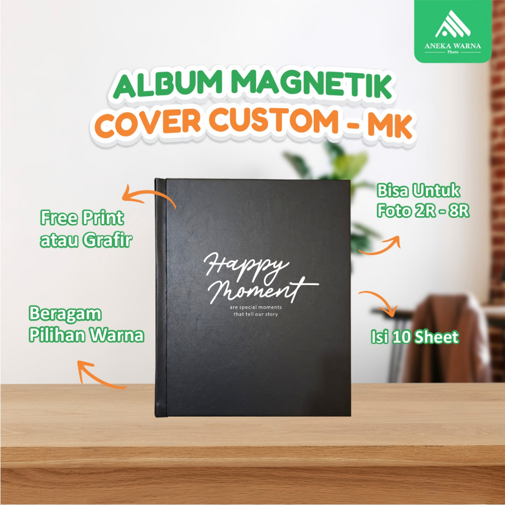 Album Foto Magnetik 8R / MK - Cover Custom