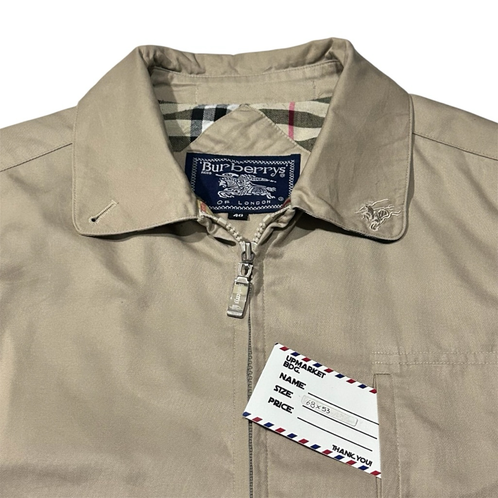 Vintage Burberrys Novacheck Casual Harrington Jacket