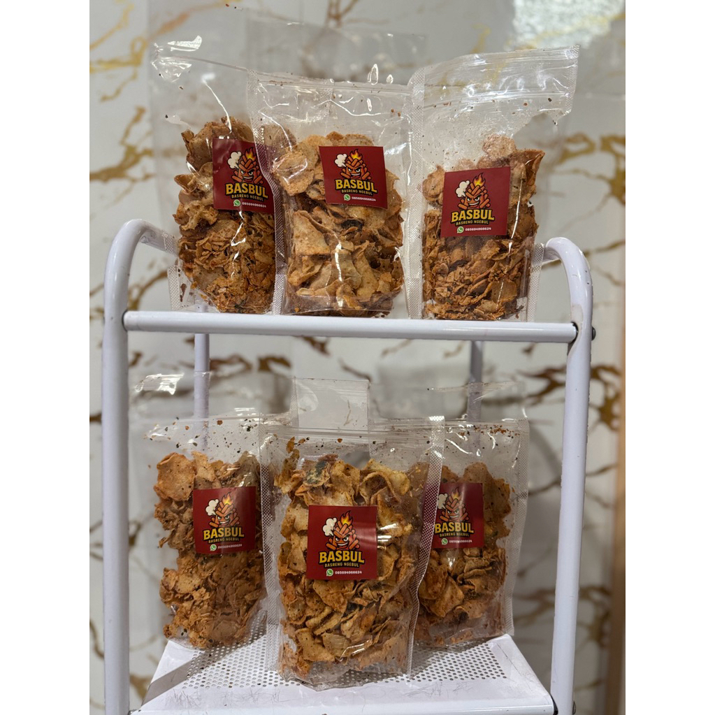 

Basreng Ngebul cocok sebagai pelengkap nasi apalagi indomie, bahkan cuma di cemilin aja tuh ga bisa berentiii!!